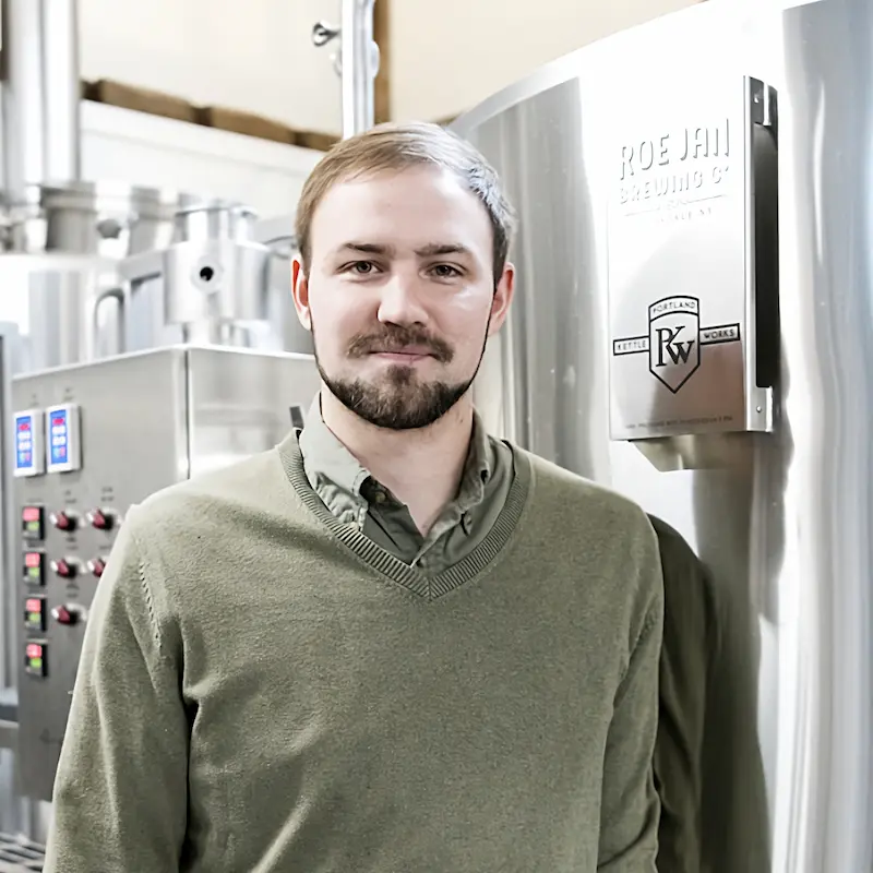 Jeff Egan, Brewer at Roe Jan Brewing Company in Hillsdale New York
