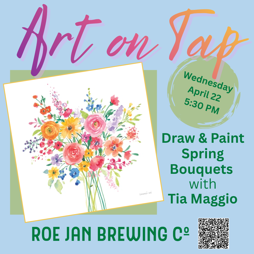 Art on Tap: Paint Spring Bouquets with Tia